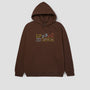 HUF Fetch Hoodie Chocolate