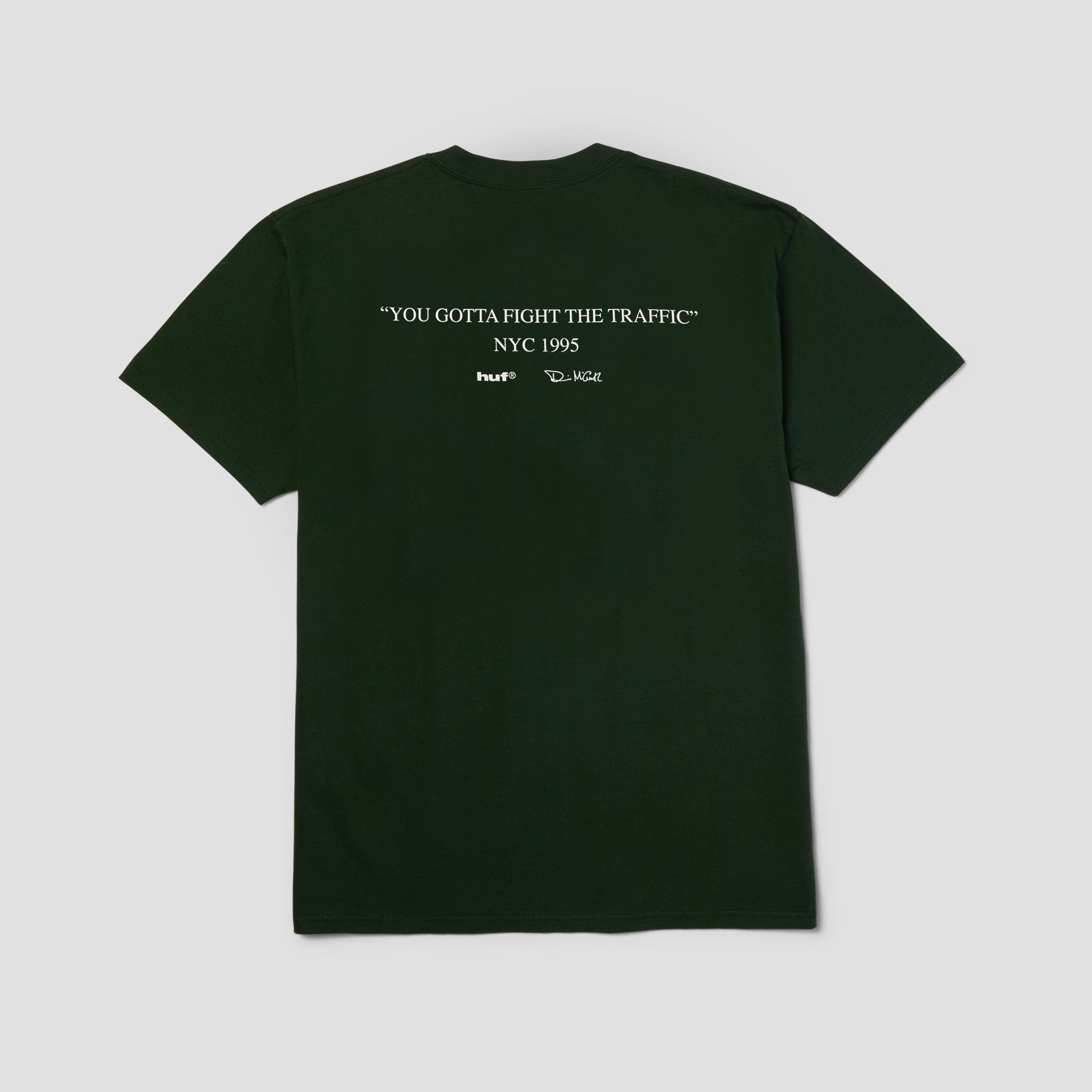 HUF Fight The Traffic T-Shirt Forest Green