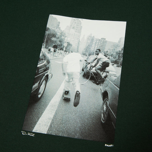 HUF Fight The Traffic T-Shirt Forest Green
