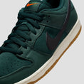 Load image into Gallery viewer, Nike SB Dunk Low Pro Skate Shoes Deep Fir / Black Fir Sail
