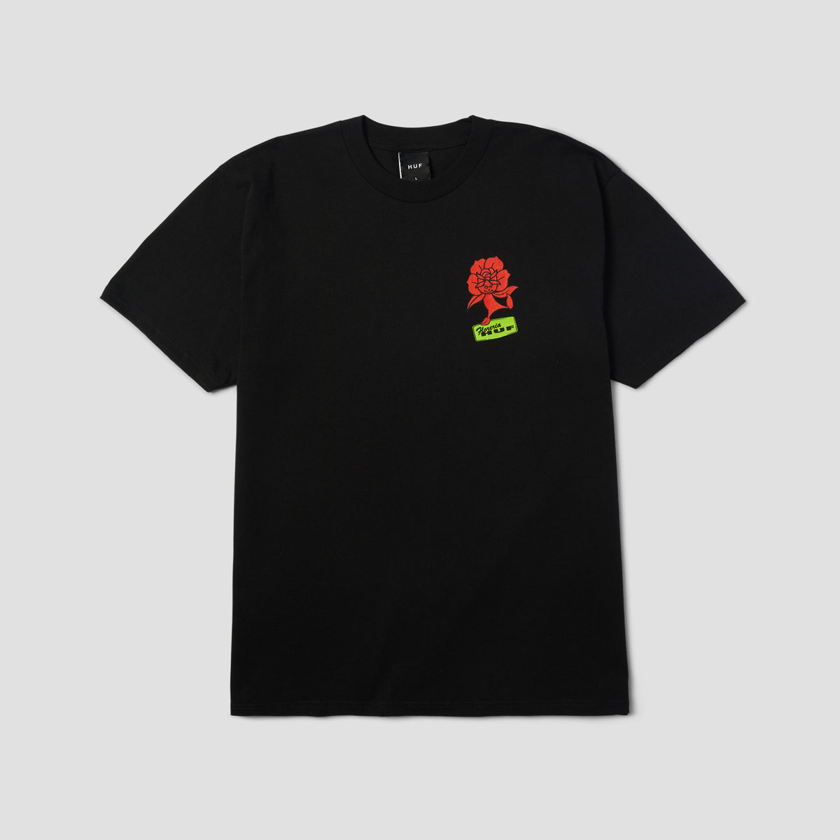 HUF Flower District T-Shirt Black