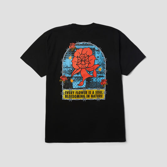 HUF Flower District T-Shirt Black