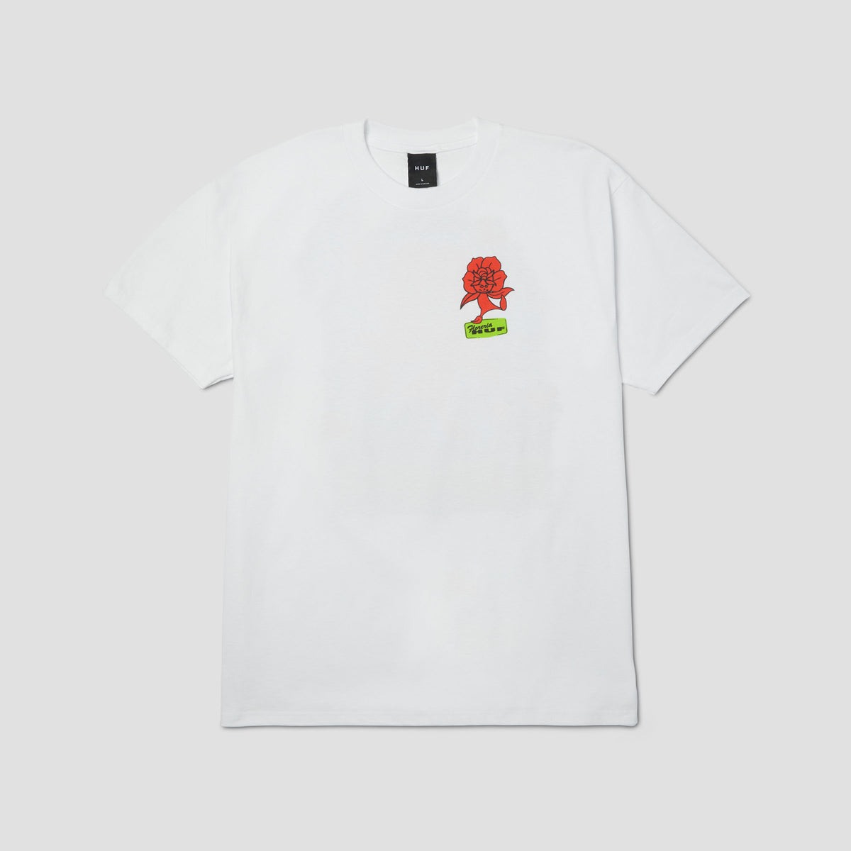 HUF Flower District T-Shirt White