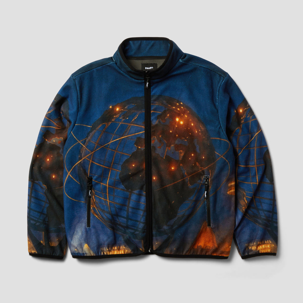 HUF Flushing Polar Fleece Jacket Multi