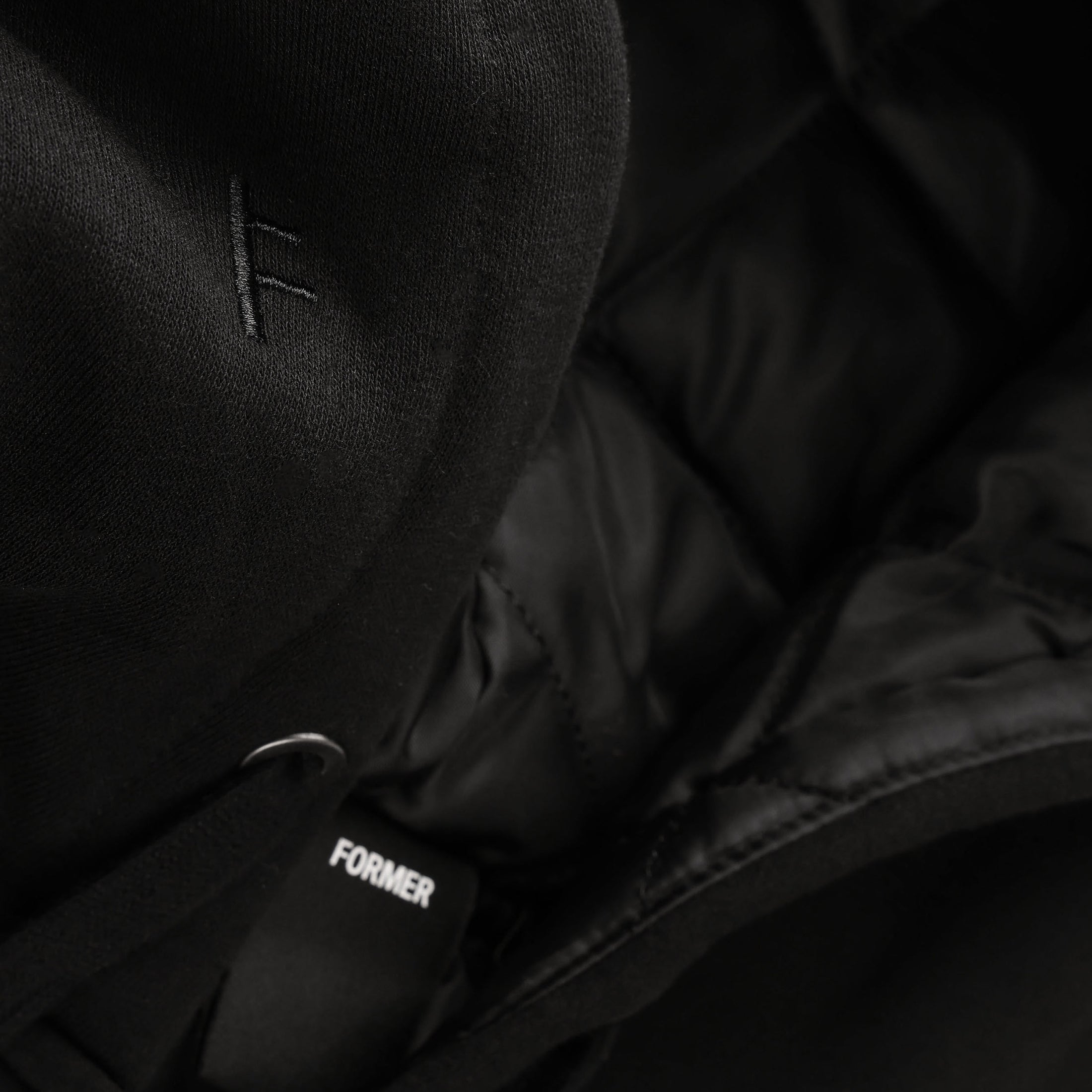 Former Global Mind Lined Zip Hood Black