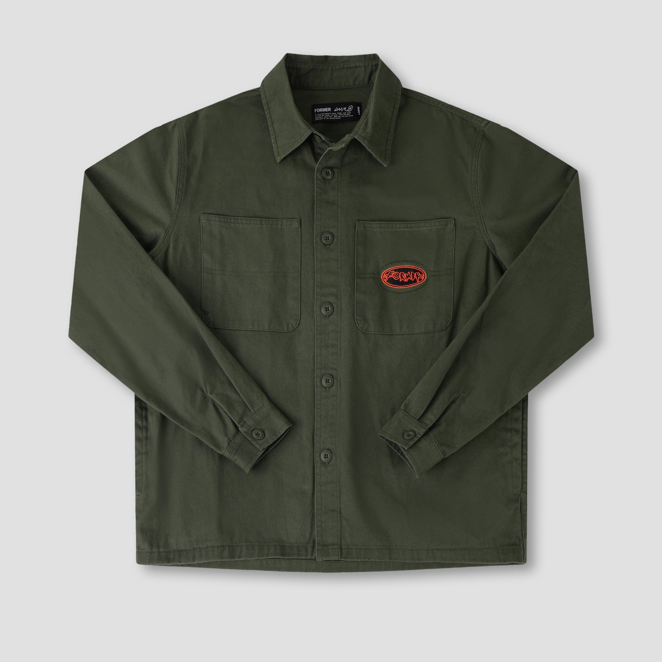 Former Reynolds Flatline Longsleeve Overshirt Surplus