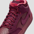 Load image into Gallery viewer, Nike SB React Leo PRM Skate Shoes Dark Beetroot / Dark Beetroot - Team Red
