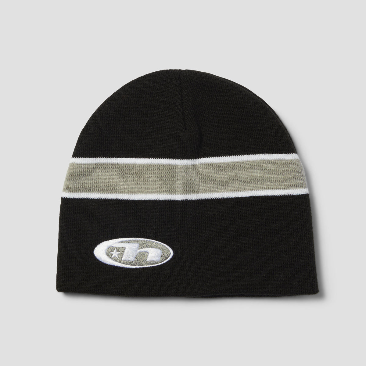 HUF Frequency Skull Beanie Black