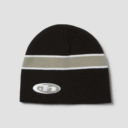 HUF Frequency Skull Beanie Black
