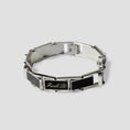 Load image into Gallery viewer, HUF Fuck It Enamel Link Bracelet Silver
