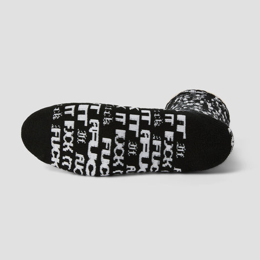 HUF Fuck It Flyer Sock Black