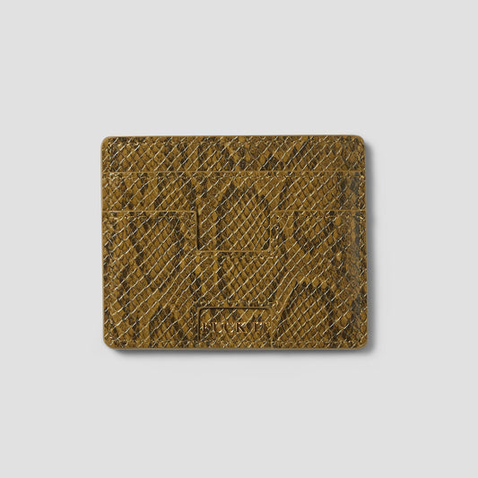 HUF Fuck It Snakeskin Cardholder Green