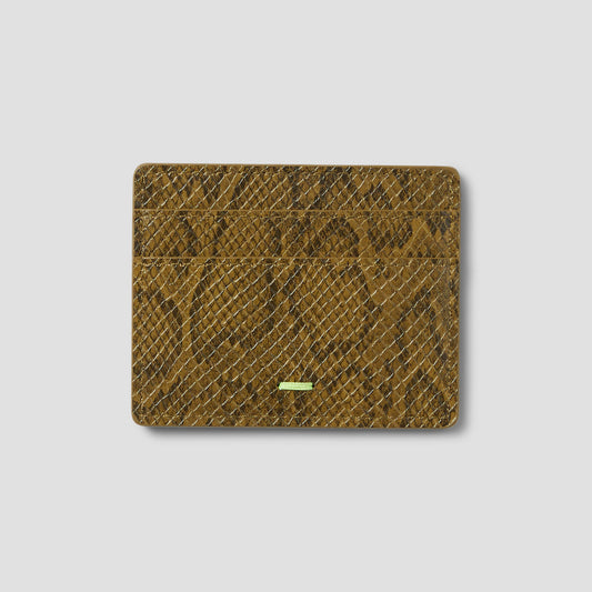 HUF Fuck It Snakeskin Cardholder Green