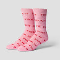 Load image into Gallery viewer, HUF Fuck It Sock Rose
