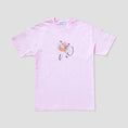 Load image into Gallery viewer, Skateboard Cafe Flower Basket T-Shirt Light Pink
