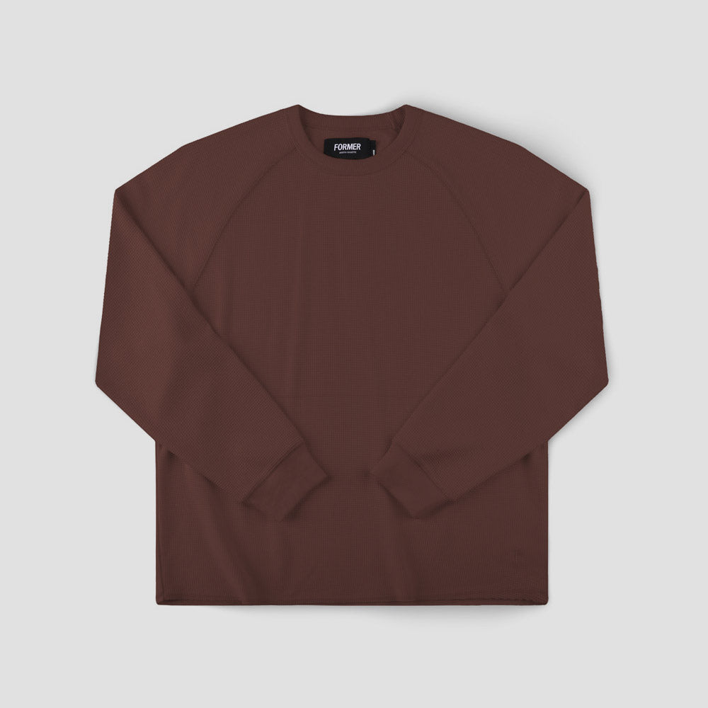 Former AG Raglan Waffle Brown
