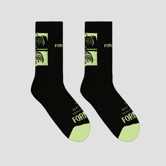 Former Crux 2 Sock Black / Lime