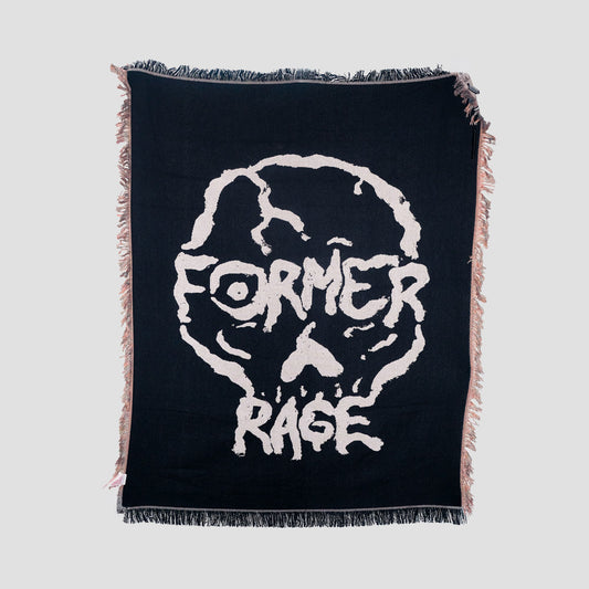 Former Skullz Throw Blanket Black