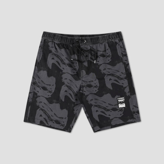 Former Swans Distort 18" Swim Trunks Black