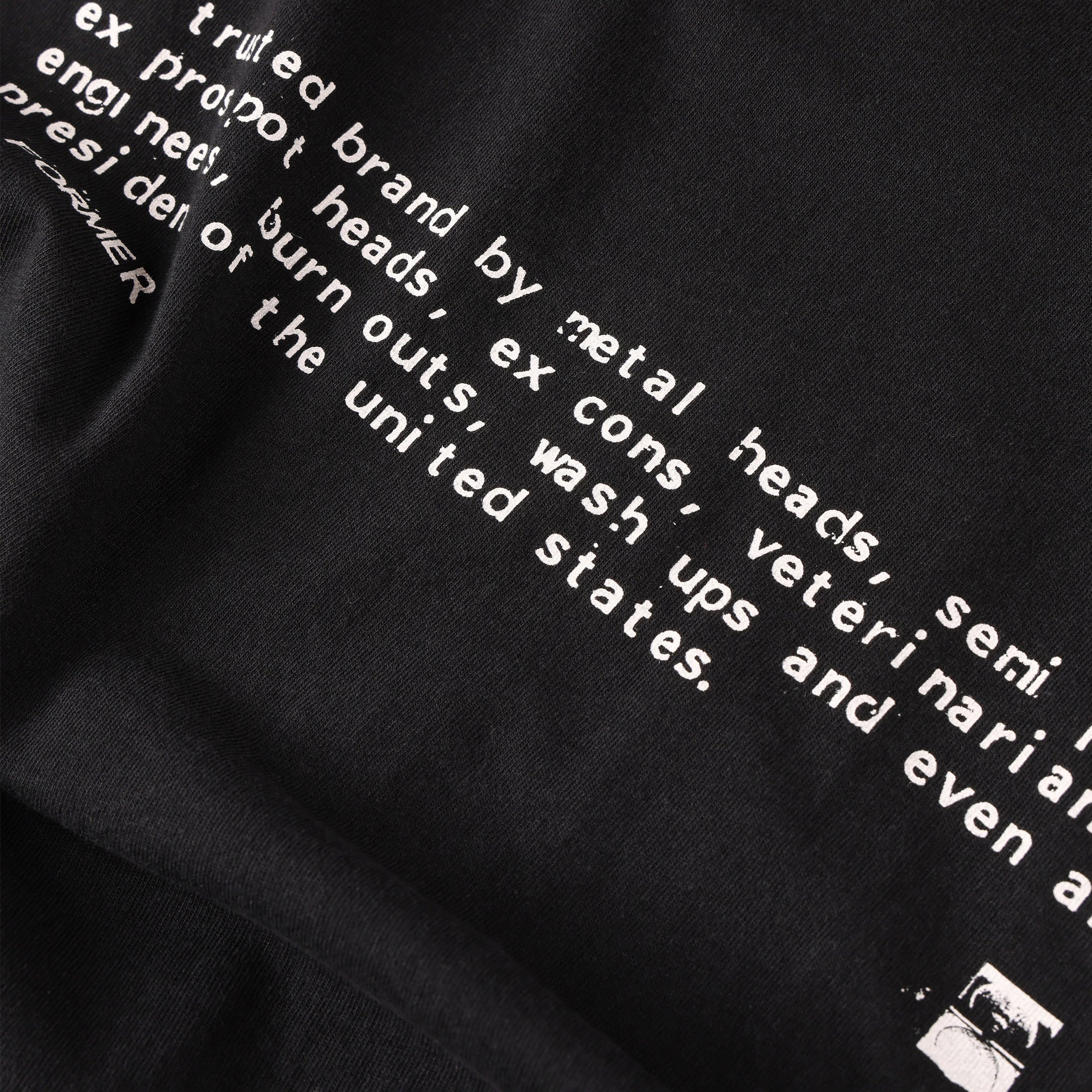 Former Trusted T-Shirt Washed Black