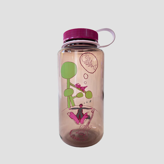 Frog Nalgene Water Bottle Mocha