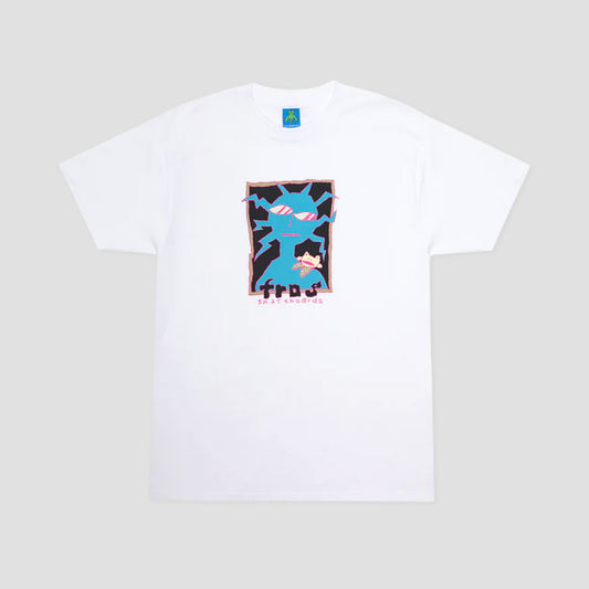 Frog Shoulder Frog T-Shirt White