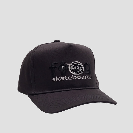 Frog Trash Talk Hat Vintage Black