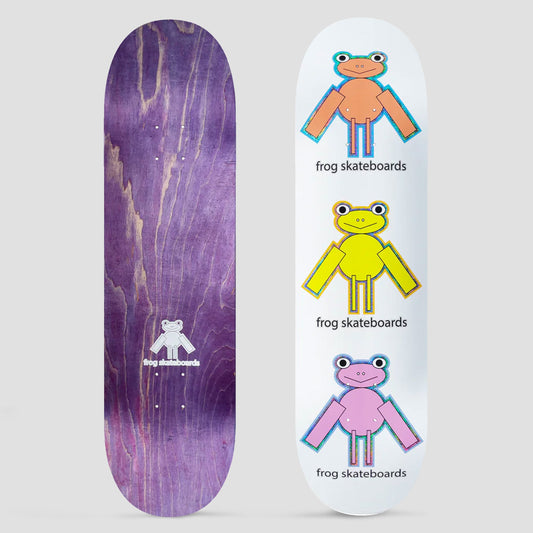 Frog 8.25 Perfect Frog Skateboard Deck White