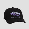 Load image into Gallery viewer, Frog Dino Logo 5 Panel Cap Black
