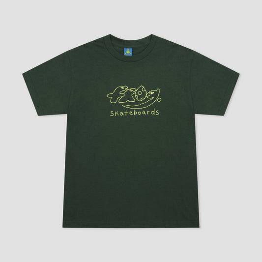 Frog Dino logo T-Shirt Forest