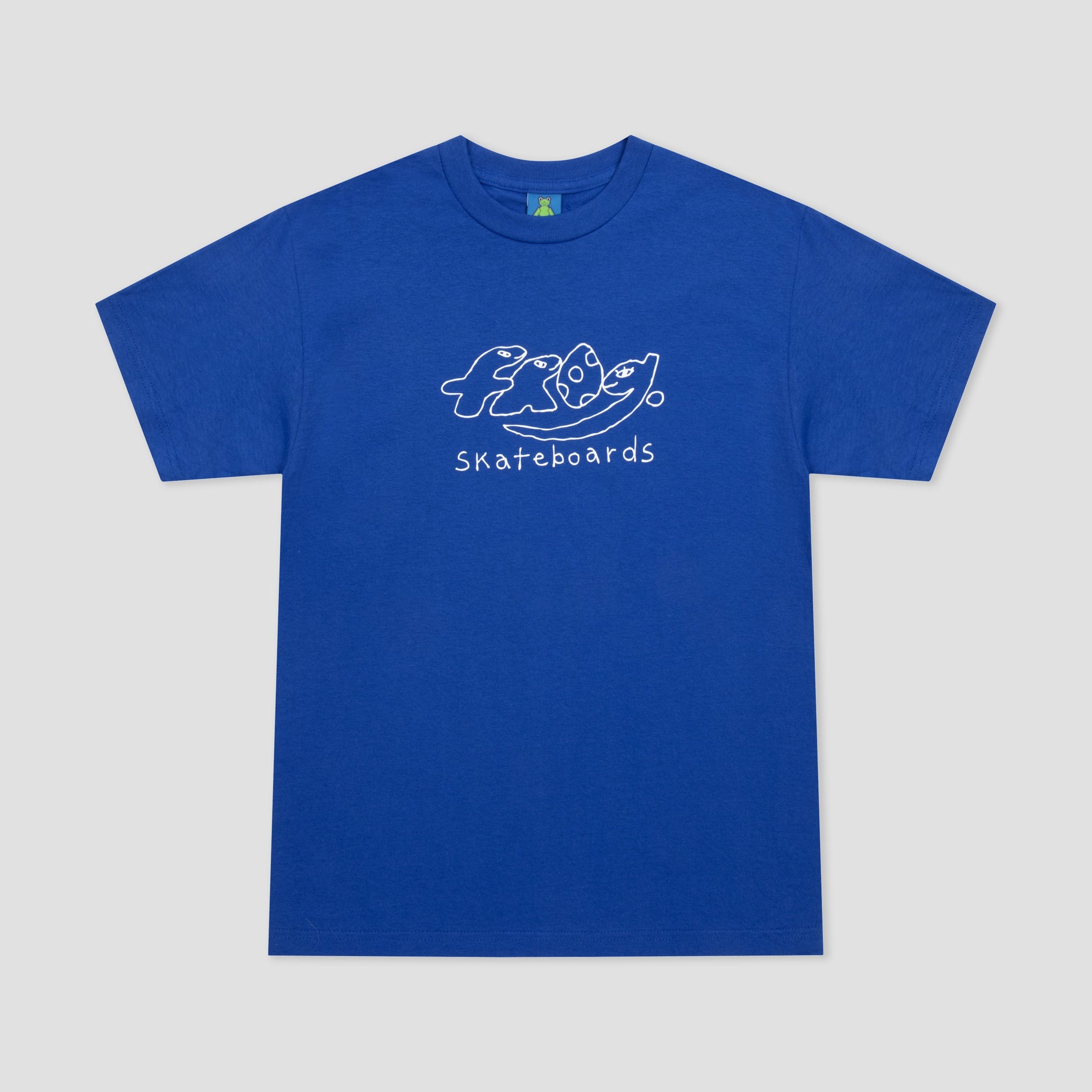 Frog Dino logo T-Shirt Royal