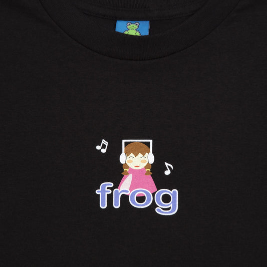 Frog I'm Not Listening T-Shirt Black