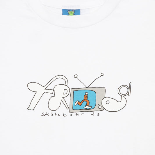 Frog Television T-Shirt White