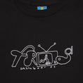 Load image into Gallery viewer, Frog Television T-Shirt Black
