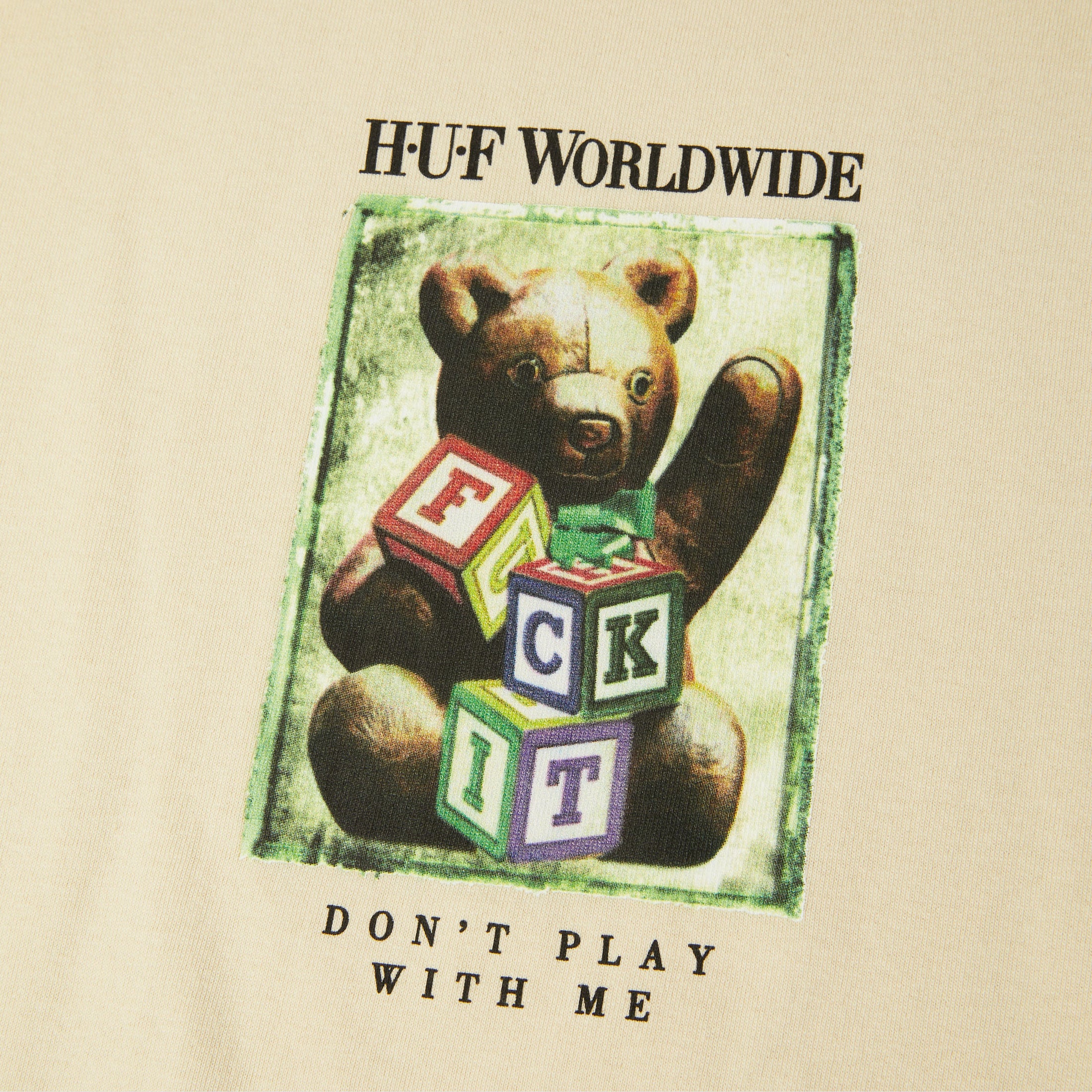 HUF Gift Bear T-Shirt Bleach