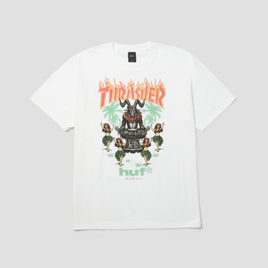 HUF x Thrasher Goat Luau T-Shirt White