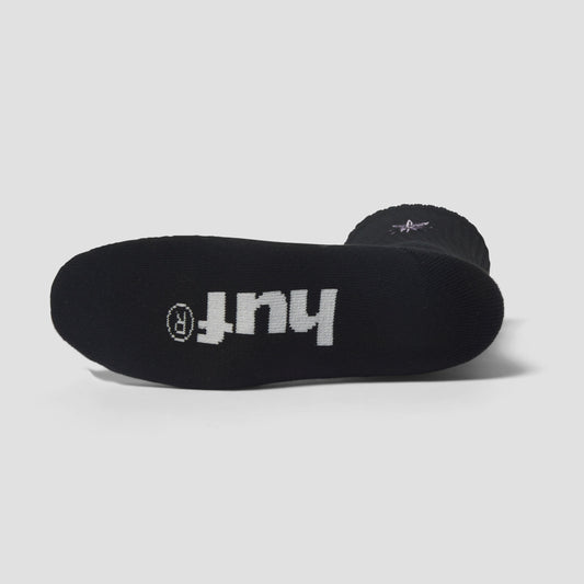 HUF Green Buddy Embroidered Sock Black
