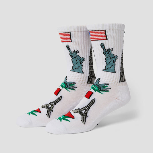HUF Green Buddy Tourist Sock White
