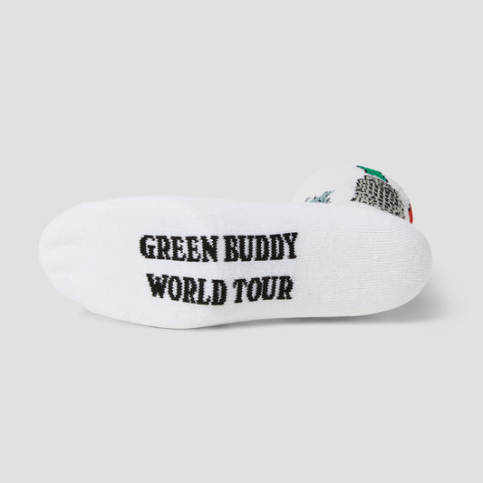 HUF Green Buddy Tourist Sock White