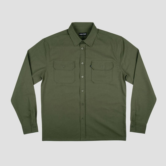 Passport Workers Shirt Longsleeve Olive