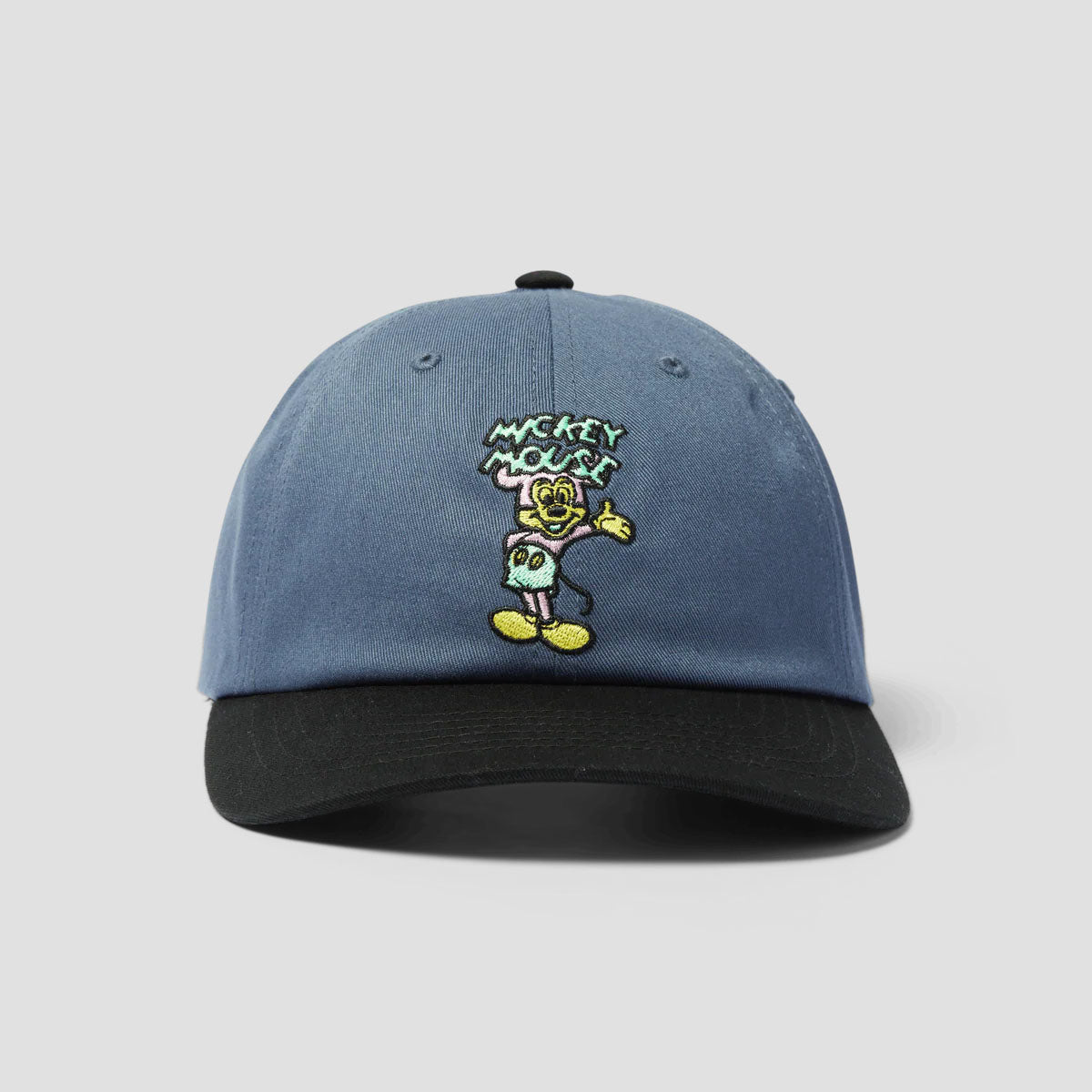 HUF x Mickey Mouse Greetings Snapback Charcoal