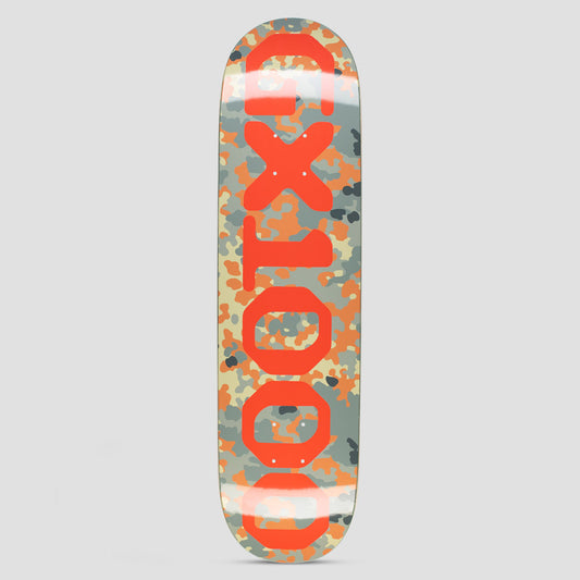 GX1000 8.125 OG Logo Camo Red Skateboard Deck