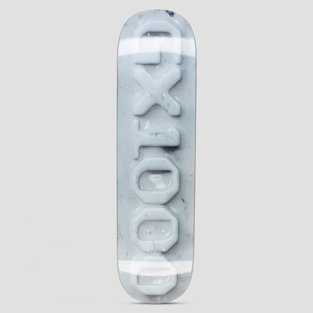 GX1000 8.25 Ceramic OG Logo Skateboard Deck White