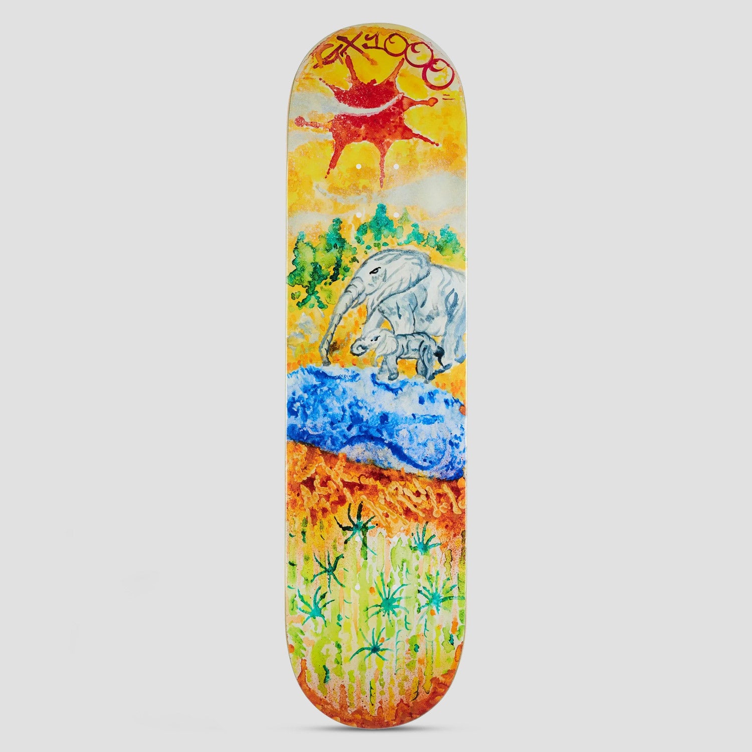 GX1000 8.25 Elephants Krull Skateboard Deck Multi