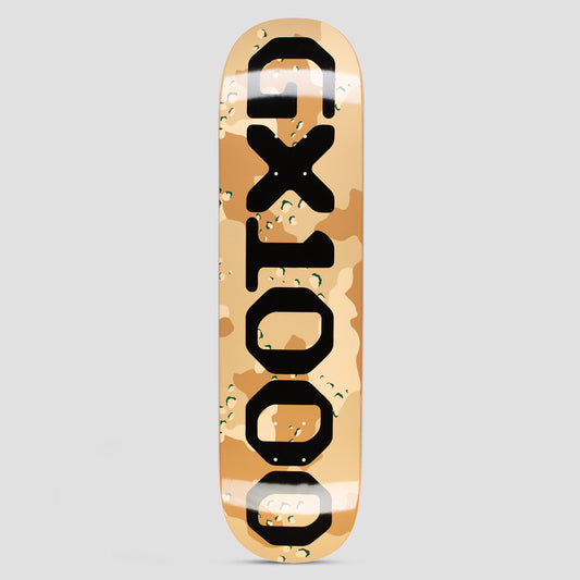 GX1000 8.25 OG Logo Camo Black Skateboard Deck