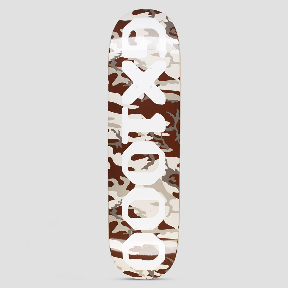 GX1000 8.375 OG Logo Camo White Skateboard Deck