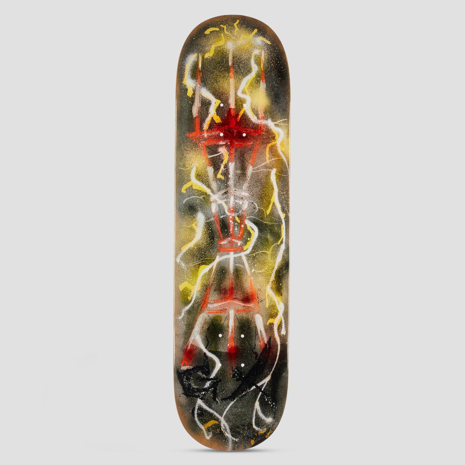 GX1000 8.375 Twin Peaks Skateboard Deck Multi
