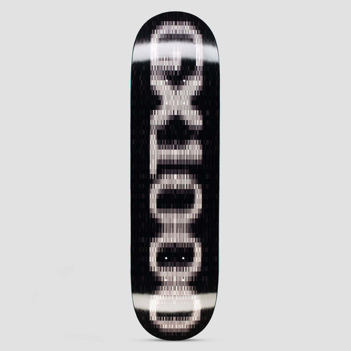 GX1000 8.5 OG Logo Blur Skateboard Deck Black
