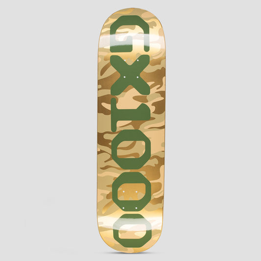 GX1000 8.625 OG Logo Camo Green Skateboard Deck