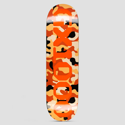 GX1000 8.75 OG Logo Camo Orange Skateboard Deck